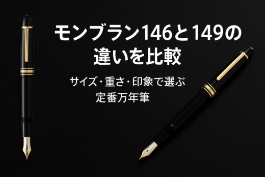 モンブラン146と149の違いを比較｜サイズ・重さ・印象で選ぶ定番万年筆