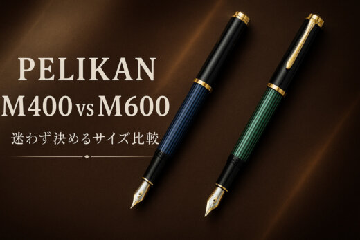 【手の大きさで選ぶ】ペリカン M400 vs M600｜迷わず決めるサイズ比較