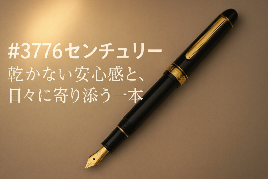 【レビュー】プラチナ #3776 センチュリー｜乾かない安心感と、日々に寄り添う一本